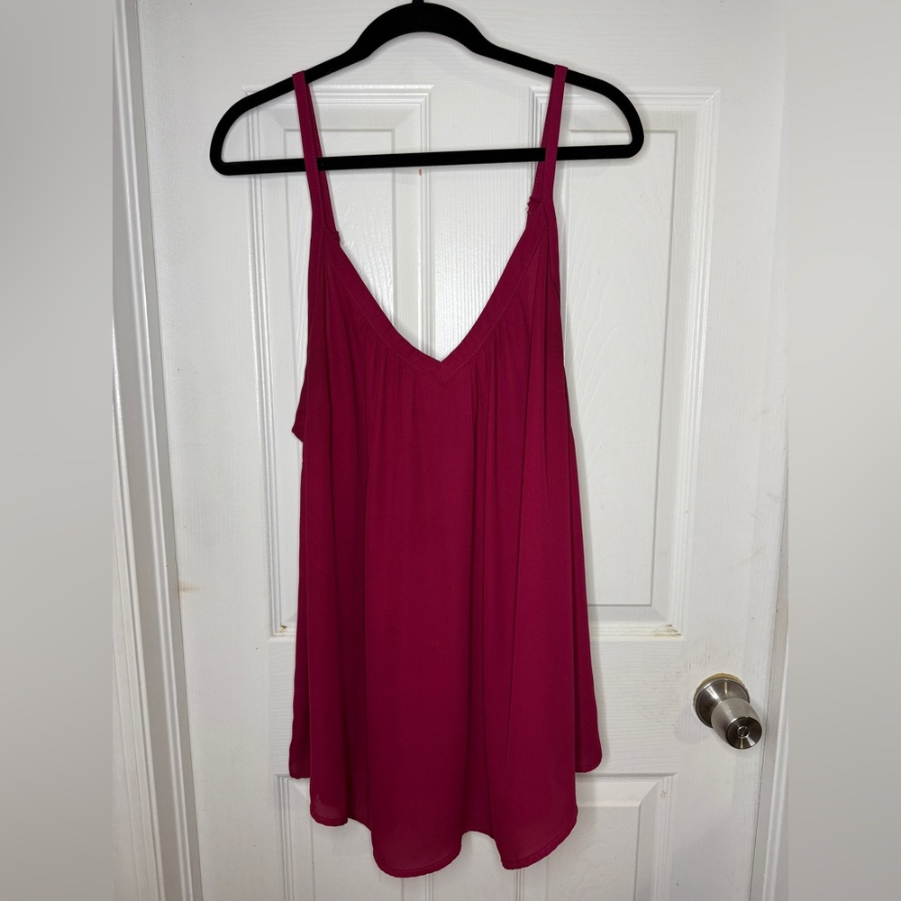Torrid Deep Pink Sleeveless Top
